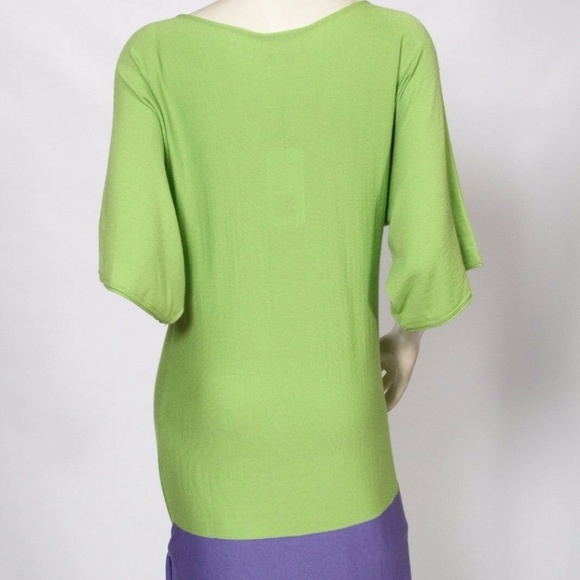 Rondina green and purple tunic dress XS - Picture 3 of 4